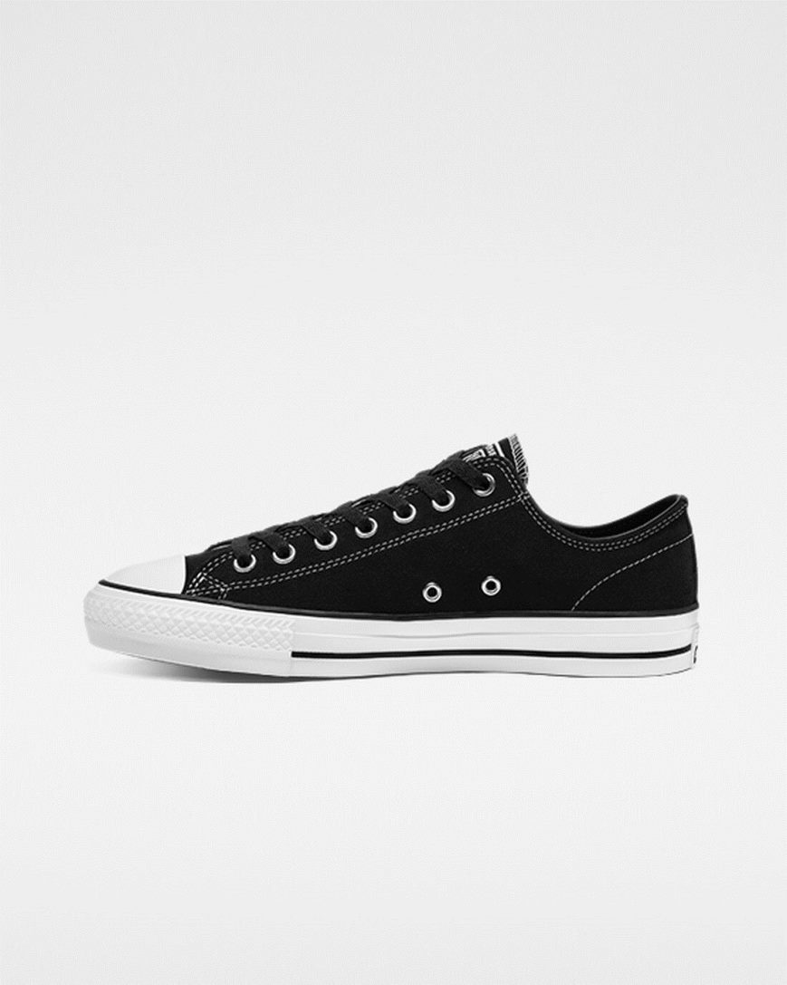 Skate Topanky Converse CONS Chuck Taylor All Star Pro Semisove Panske Čierne Biele | SK DSL11H2